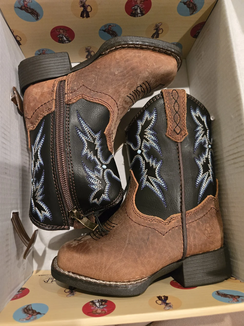 Ariat Lil' Stompers Toddler Western Cowboy Boots, Tombstone